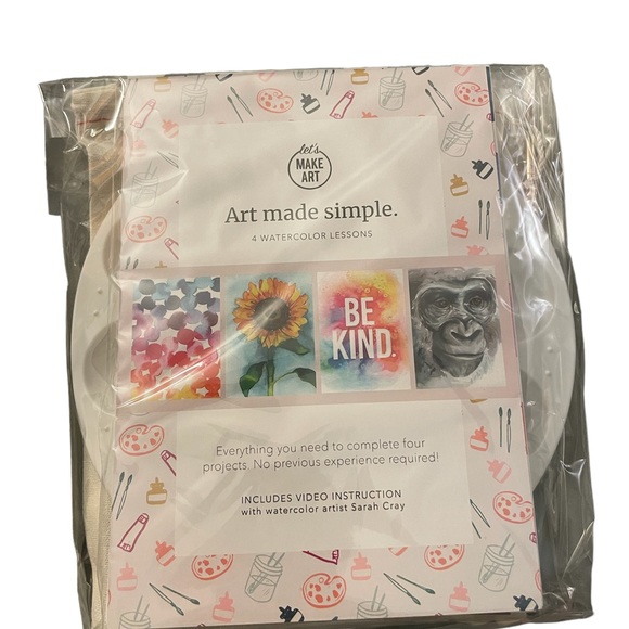 Watercolor Kit- makes 4 projects - Picture 1 of 2